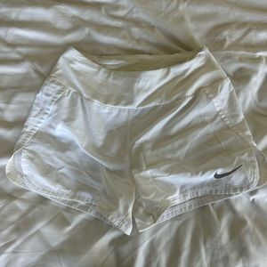 Nike white shorts